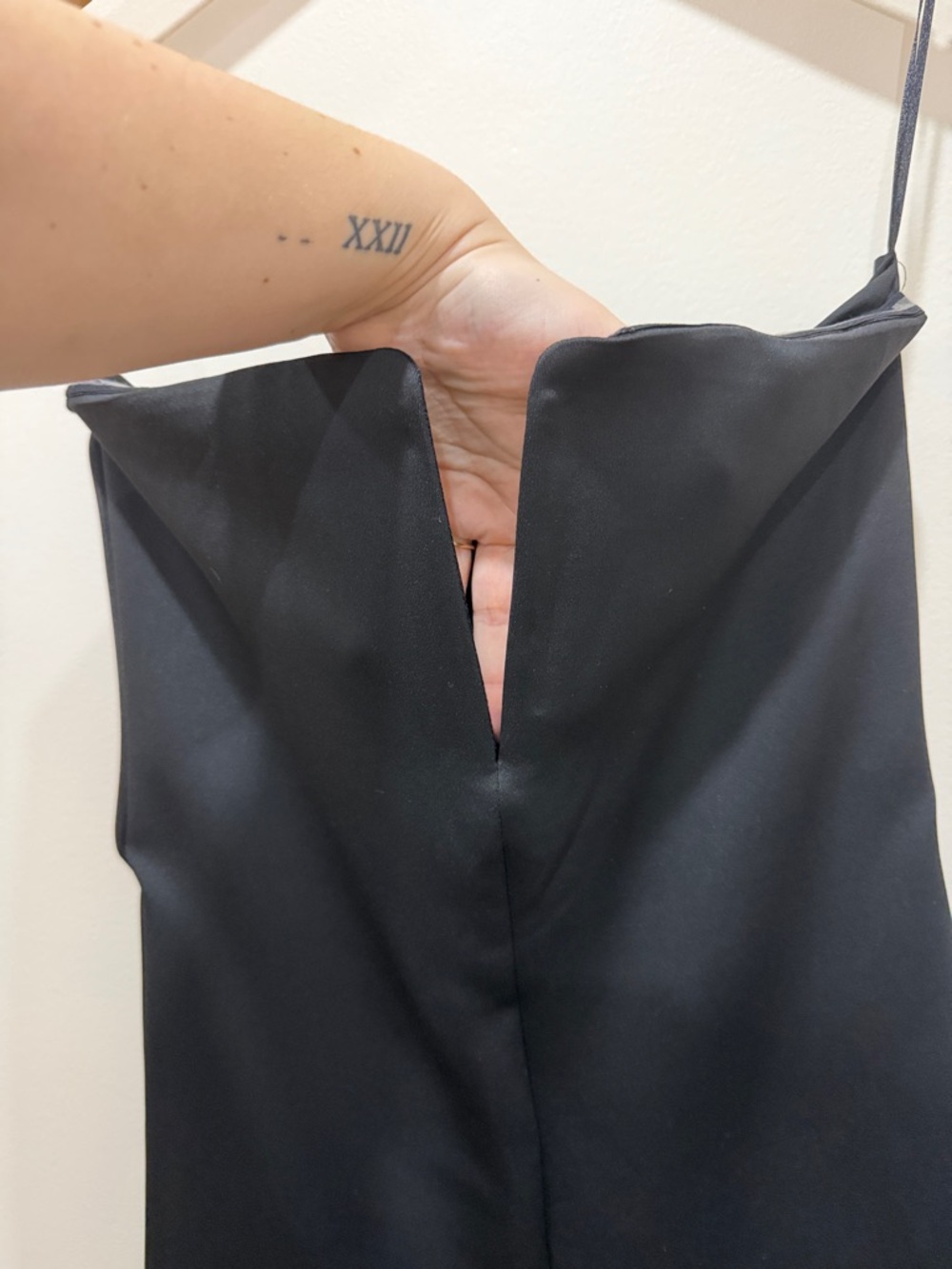 Good American Strapless Black Wide-Leg Jumpsuit - Picture 6 of 14